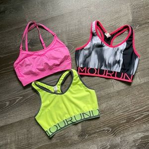 LOT of 3 sports bras, Under Armour and C9